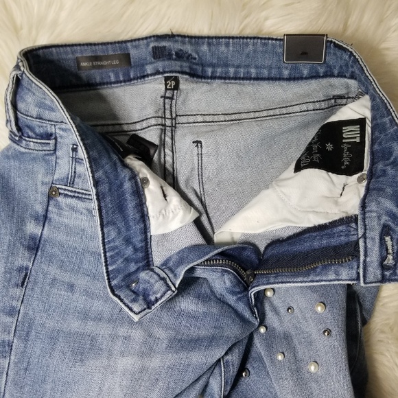 KUT FROM THE KLOTH Reese pearl embellished jeans - Picture 3 of 3